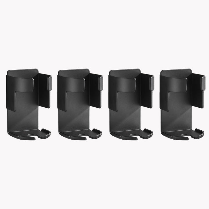 Lisslune | Modern Black/White 4-piece Bathroom Accessory Set, Toothbrush Holder