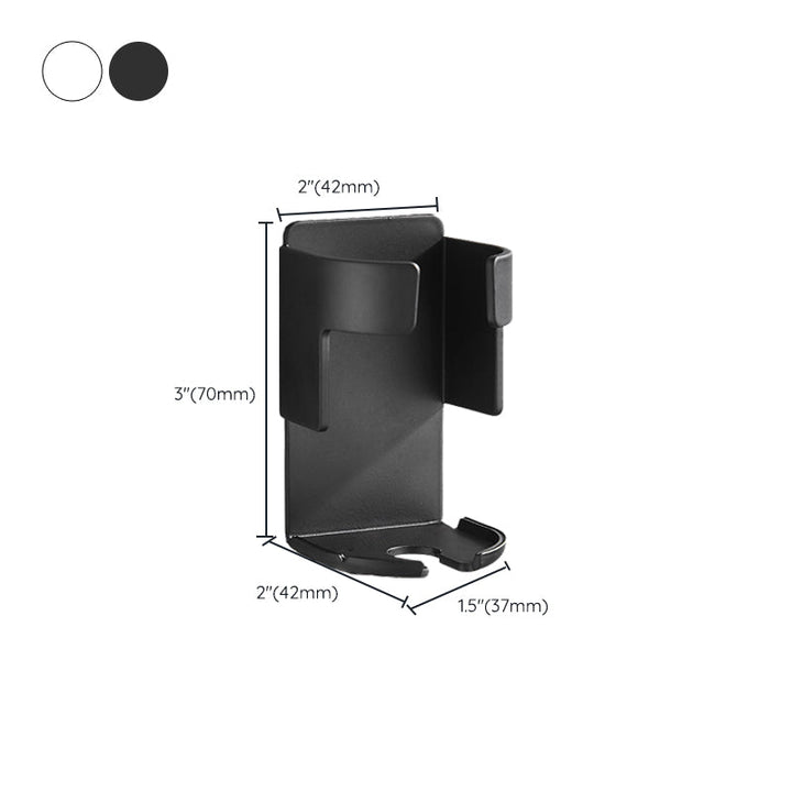Lisslune | Modern Black/White 4-piece Bathroom Accessory Set, Toothbrush Holder