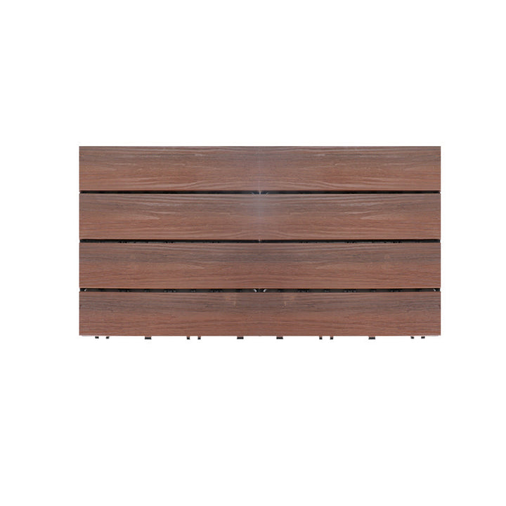 Lisslune | Deck Plank Loose Lay Wood Floor Tiles Garden Outdoor Flooring