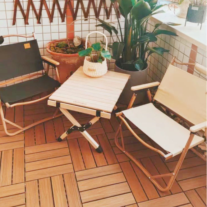Lisslune | Deck Plank Loose Lay Wood Floor Tiles Garden Outdoor Flooring