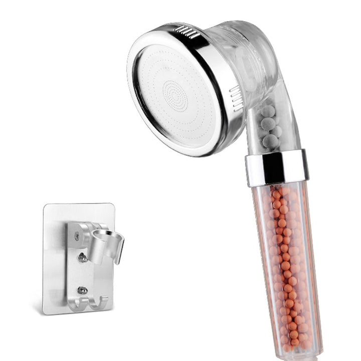 Lisslune | Bathroom Showerhead Plastic Water Filtration Round Hand Shower