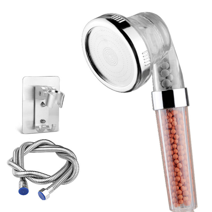 Lisslune | Bathroom Showerhead Plastic Water Filtration Round Hand Shower