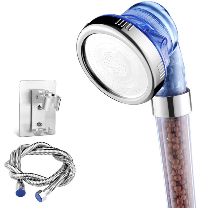 Lisslune | Bathroom Showerhead Plastic Water Filtration Round Hand Shower