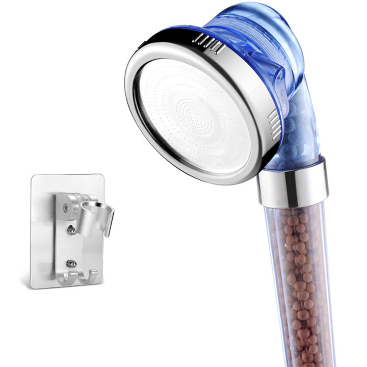 Lisslune | Bathroom Showerhead Plastic Water Filtration Round Hand Shower