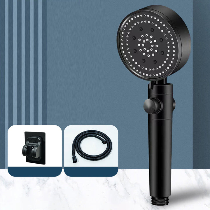Lisslune | Modern Handheld Round Plastic Self-Cleaning Shower Head