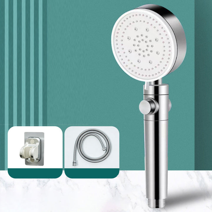 Lisslune | Modern Handheld Round Plastic Self-Cleaning Shower Head