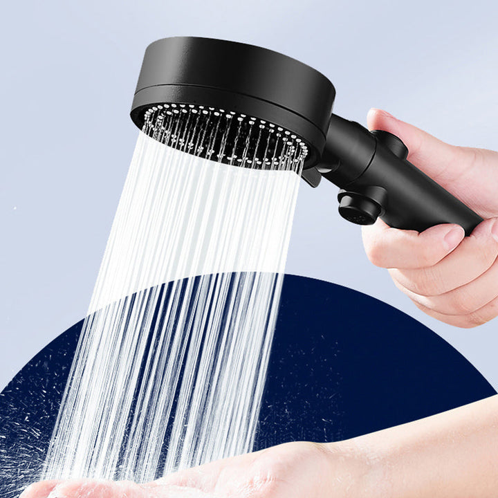 Lisslune | Modern Handheld Round Plastic Self-Cleaning Shower Head