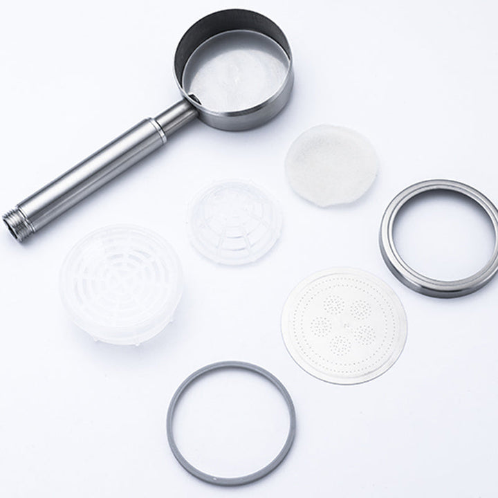 Lisslune | Modern Showerhead Round Handheld Water Filtration Showerhead