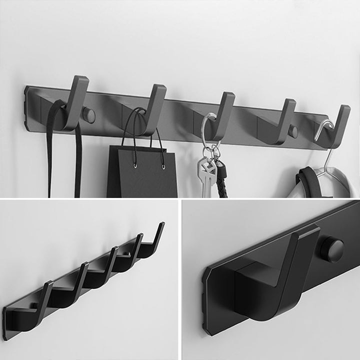 Lisslune | Mattes Finish Modern Bathroom Accessories 2 - Piece Bathroom Accessory Set, Bathrobe Hooks
