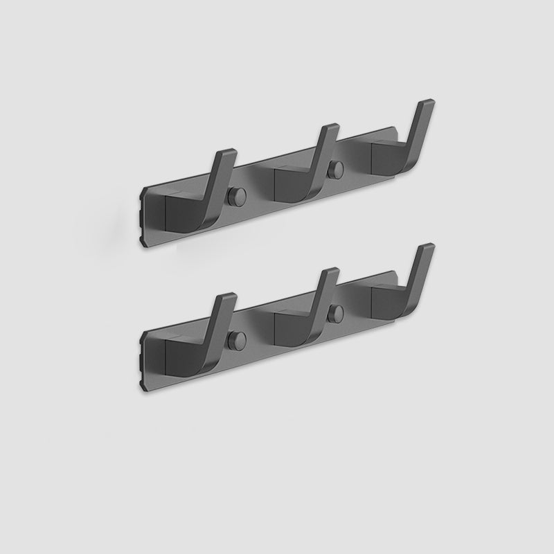 Lisslune | Mattes Finish Modern Bathroom Accessories 2 - Piece Bathroom Accessory Set, Bathrobe Hooks