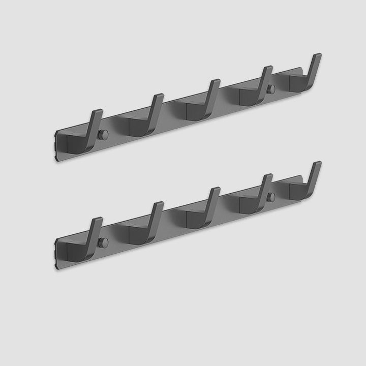 Lisslune | Mattes Finish Modern Bathroom Accessories 2 - Piece Bathroom Accessory Set, Bathrobe Hooks