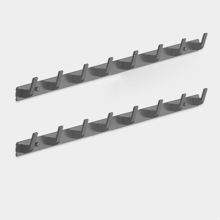 Lisslune | Mattes Finish Modern Bathroom Accessories 2 - Piece Bathroom Accessory Set, Bathrobe Hooks