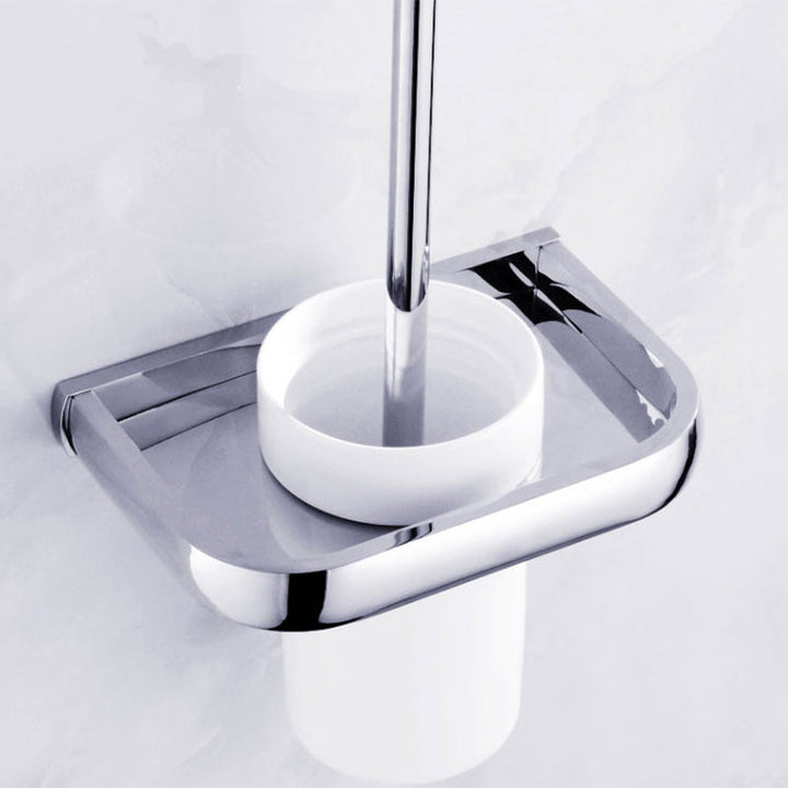 Lisslune | Modern Stainless Steel Bathroom Fixtures Set Towel Bar Bathroom Shelf Bathroom Accessory Set
