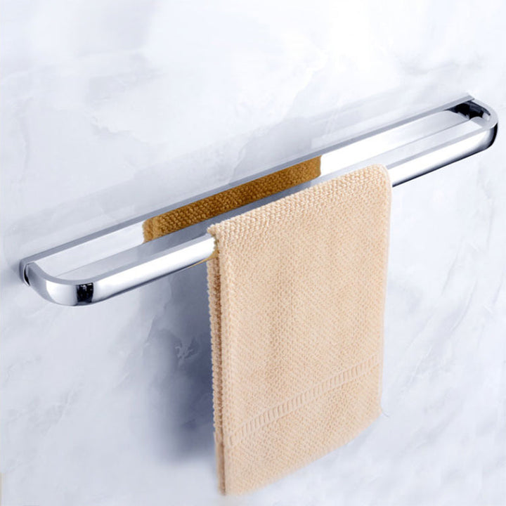 Lisslune | Modern Stainless Steel Bathroom Fixtures Set Towel Bar Bathroom Shelf Bathroom Accessory Set
