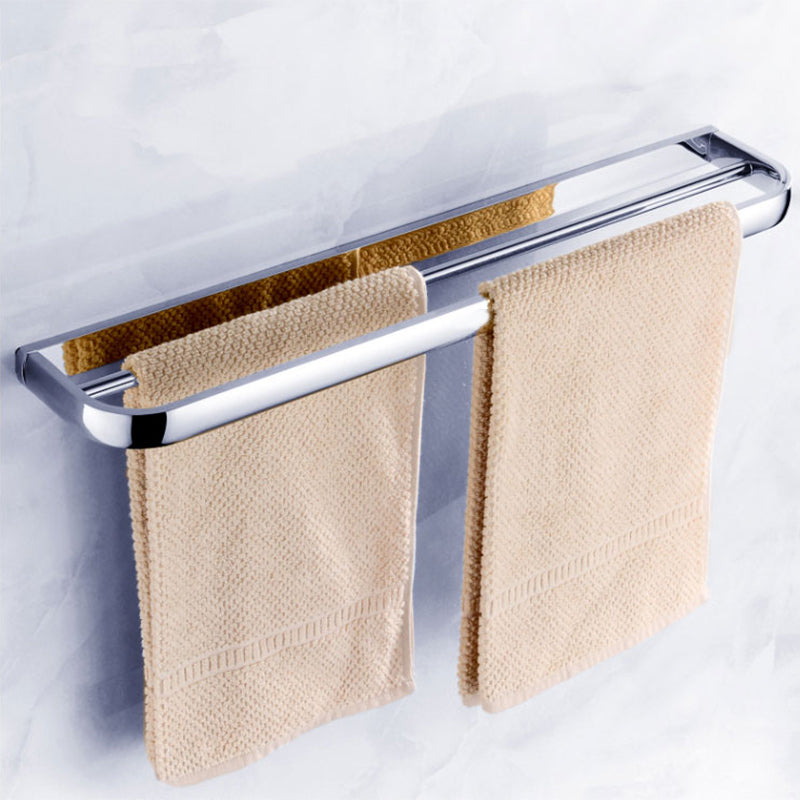 Lisslune | Modern Stainless Steel Bathroom Fixtures Set Towel Bar Bathroom Shelf Bathroom Accessory Set