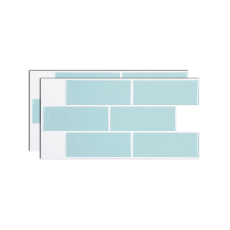 Lisslune | Plastic Peel & Stick Subway Tile Modern Simple Subway Tile Wallpaper
