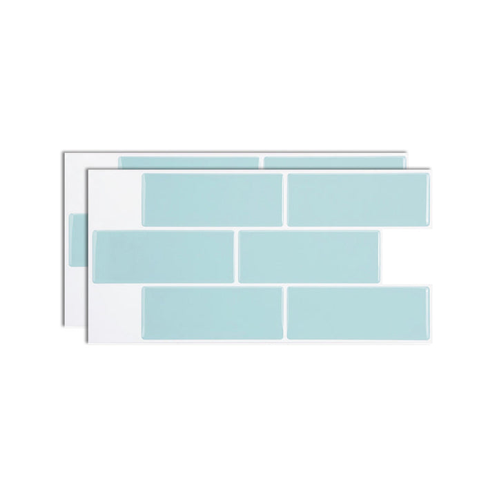 Lisslune | Plastic Peel & Stick Subway Tile Modern Simple Subway Tile Wallpaper