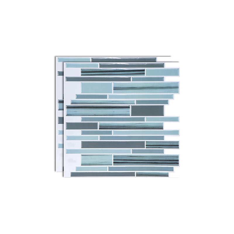 Lisslune | Plastic Peel & Stick Subway Tile Modern Simple Subway Tile Wallpaper