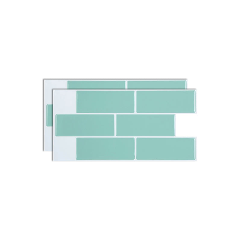 Lisslune | Plastic Peel & Stick Subway Tile Modern Simple Subway Tile Wallpaper
