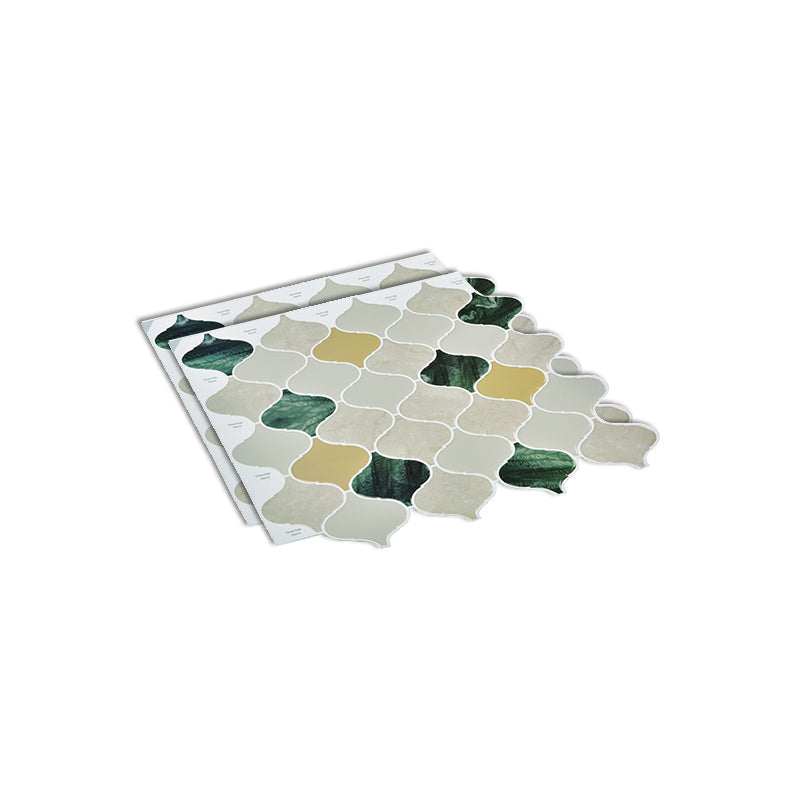 Lisslune | Plastic Peel & Stick Subway Tile Modern Simple Subway Tile Wallpaper