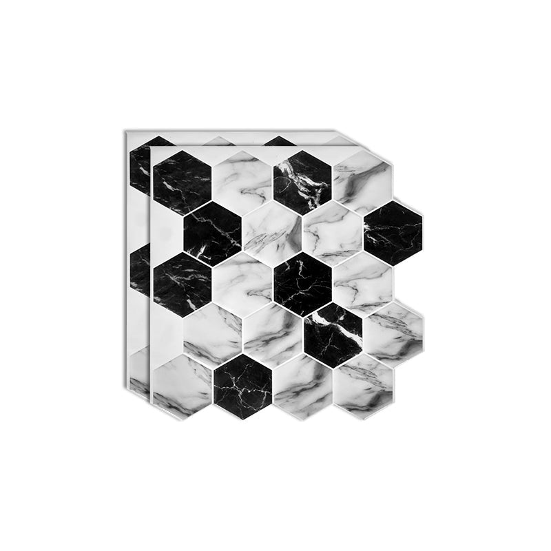 Lisslune | Plastic Peel & Stick Subway Tile Modern Simple Subway Tile Wallpaper