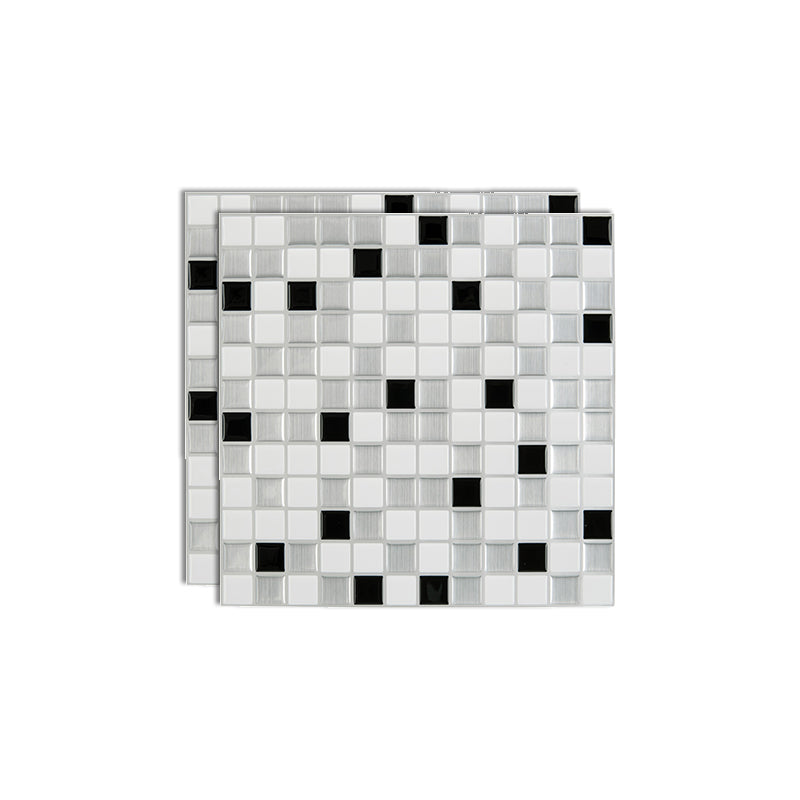 Lisslune | Plastic Peel & Stick Subway Tile Modern Simple Subway Tile Wallpaper