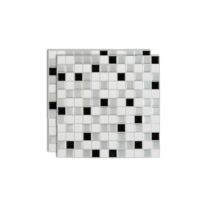 Lisslune | Plastic Peel & Stick Subway Tile Modern Simple Subway Tile Wallpaper
