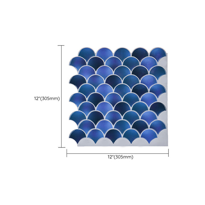 Lisslune | Plastic Peel & Stick Subway Tile Modern Simple Subway Tile Wallpaper