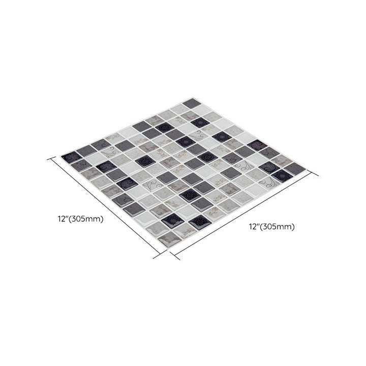 Lisslune | Plastic Peel & Stick Subway Tile Modern Simple Subway Tile Wallpaper