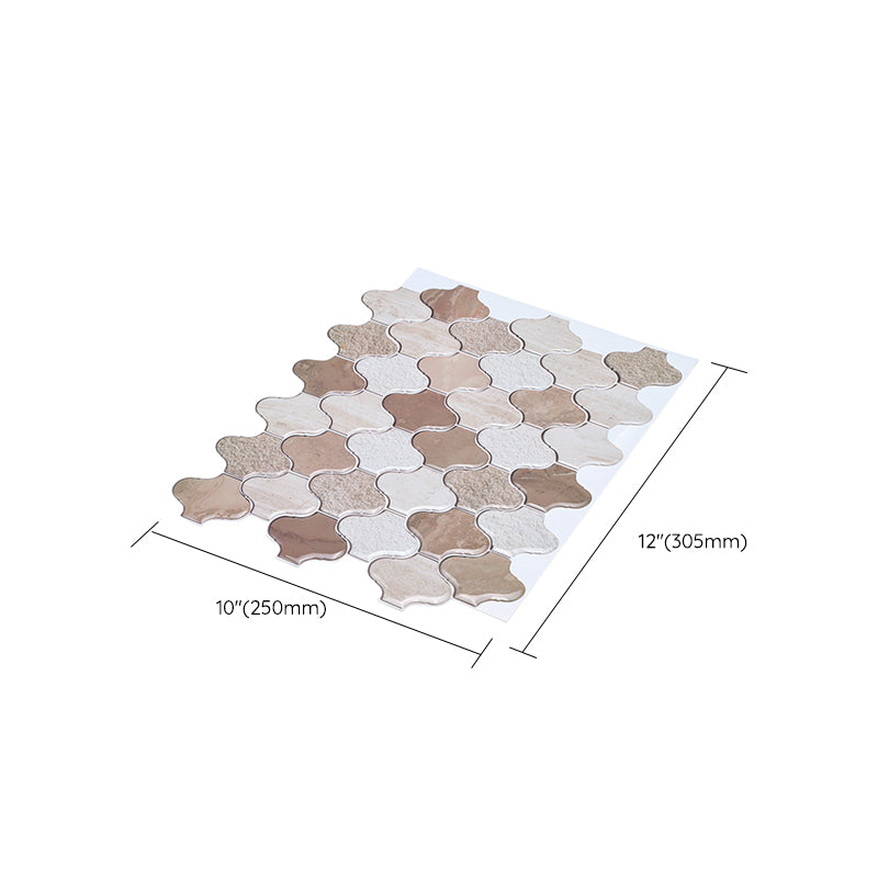 Lisslune | Plastic Peel & Stick Subway Tile Modern Simple Subway Tile Wallpaper