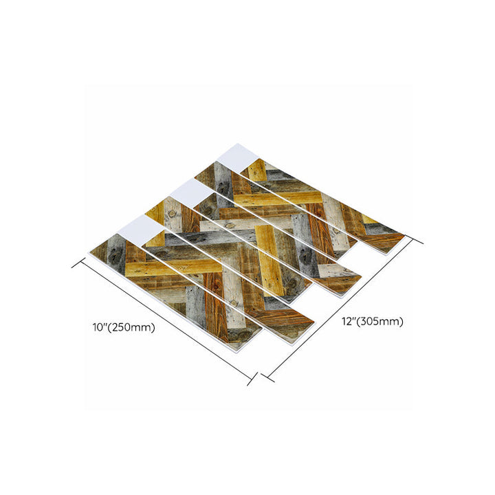 Lisslune | Plastic Peel & Stick Subway Tile Modern Simple Subway Tile Wallpaper