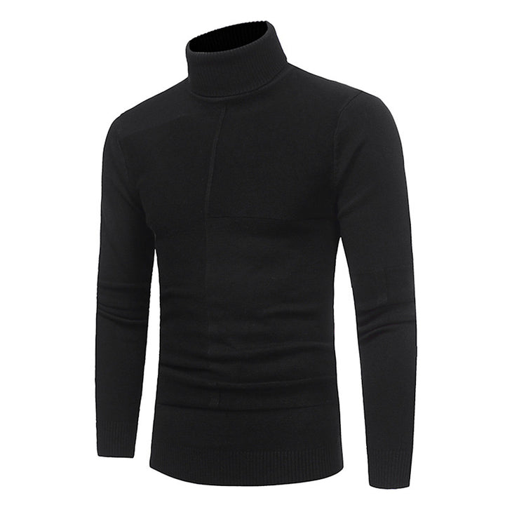 Men's High-Quality Turtleneck Sweater Made of Soft Knit Lisslune