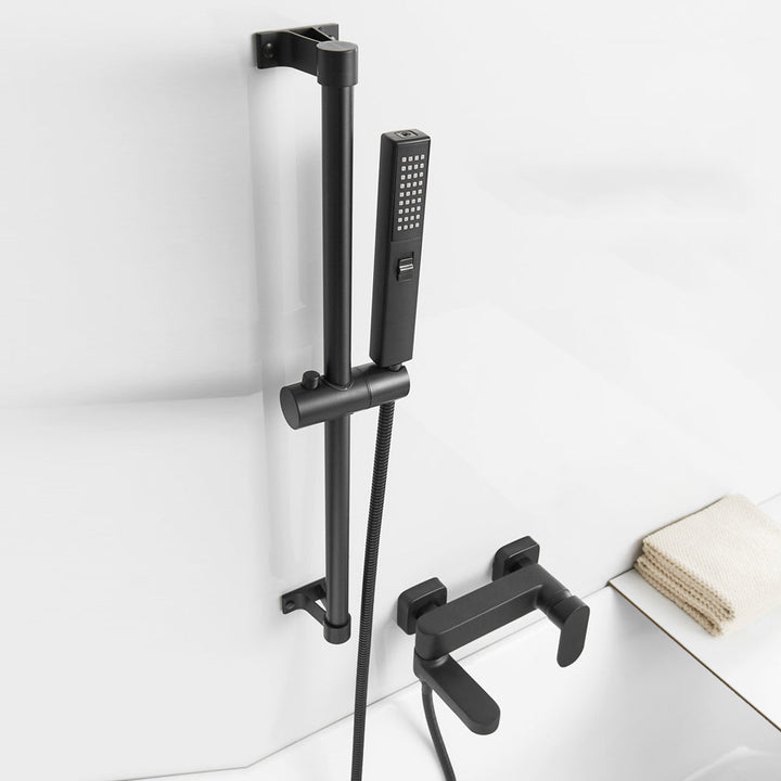 Lisslune | Modern Wall-Mounted Bathtub Faucet Trim Metal Single-Lever Bathtub Faucet Trim