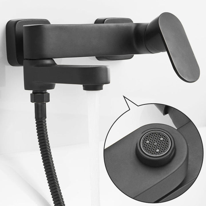 Lisslune | Modern Wall-Mounted Bathtub Faucet Trim Metal Single-Lever Bathtub Faucet Trim