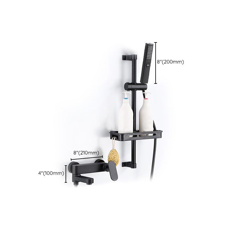 Lisslune | Modern Wall-Mounted Bathtub Faucet Trim Metal Single-Lever Bathtub Faucet Trim