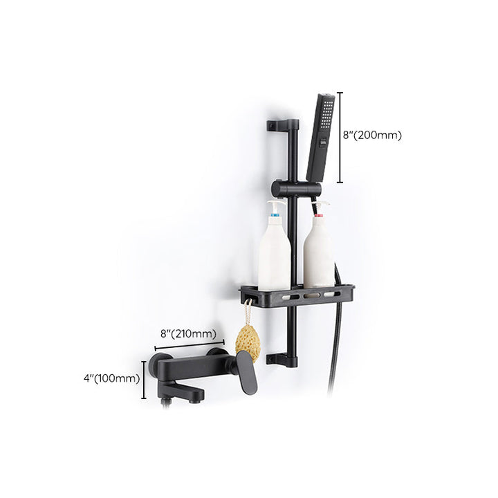 Lisslune | Modern Wall-Mounted Bathtub Faucet Trim Metal Single-Lever Bathtub Faucet Trim