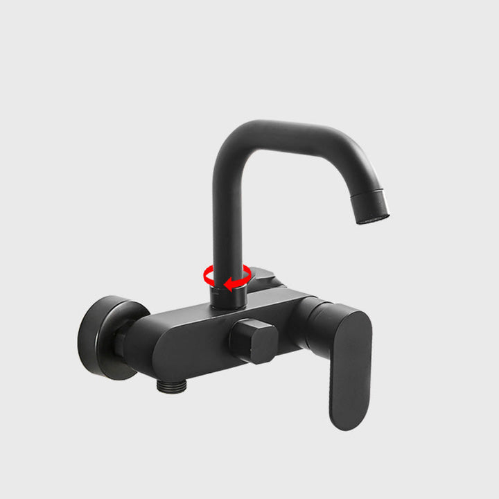 Lisslune | Metal Bathtub Faucet Trim Contemporary Lever Handle Bathtub Faucet Trim