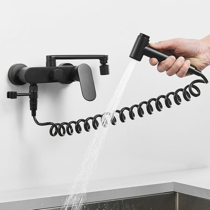 Lisslune | Metal Bathtub Faucet Trim Contemporary Lever Handle Bathtub Faucet Trim