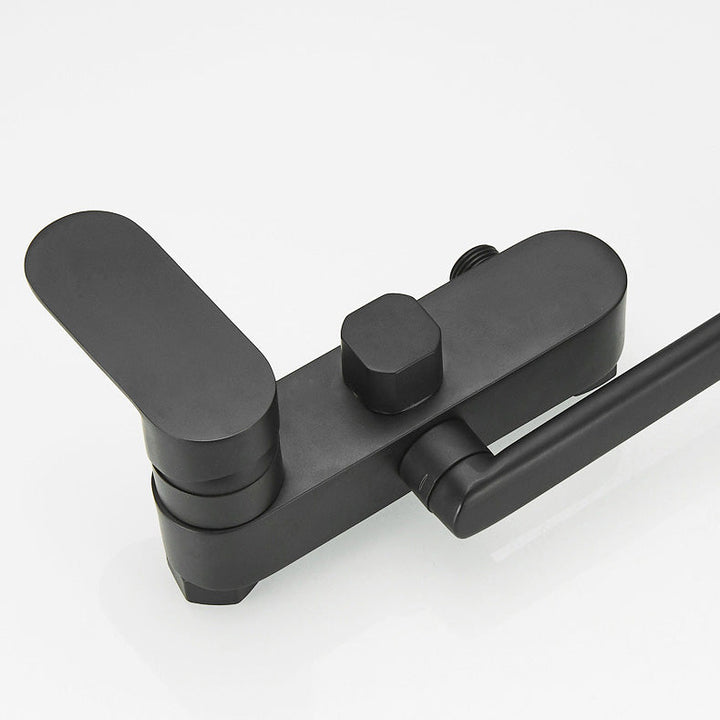 Lisslune | Metal Bathtub Faucet Trim Contemporary Lever Handle Bathtub Faucet Trim