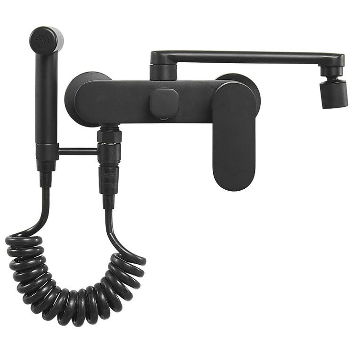 Lisslune | Metal Bathtub Faucet Trim Contemporary Lever Handle Bathtub Faucet Trim