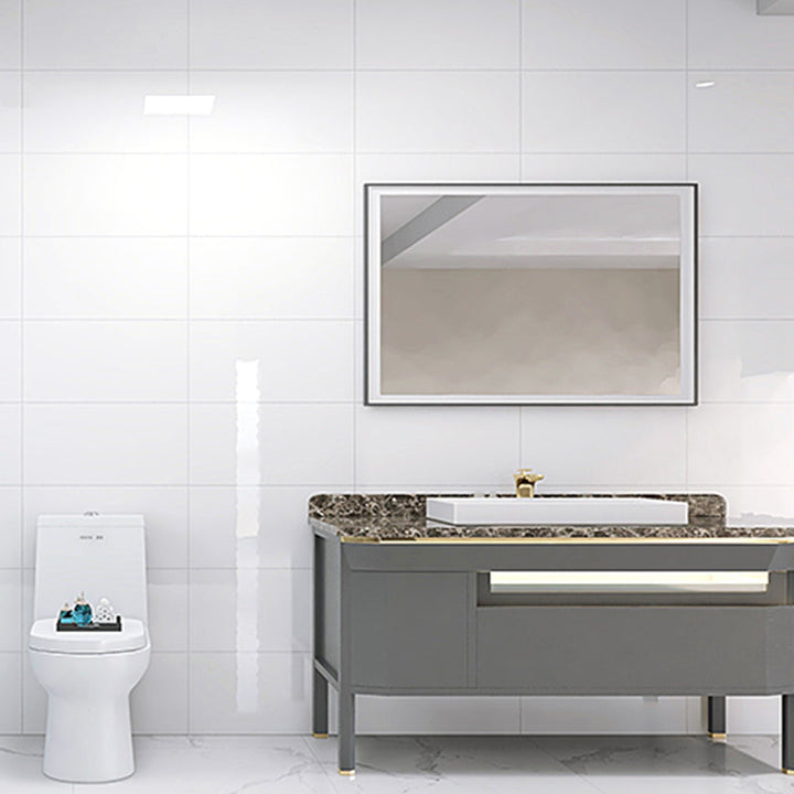 Lisslune | PVC Rectangular 3-Pack 12" X 23" Peel & Stick Mosaic Tile Kitchen and Bath Backsplash