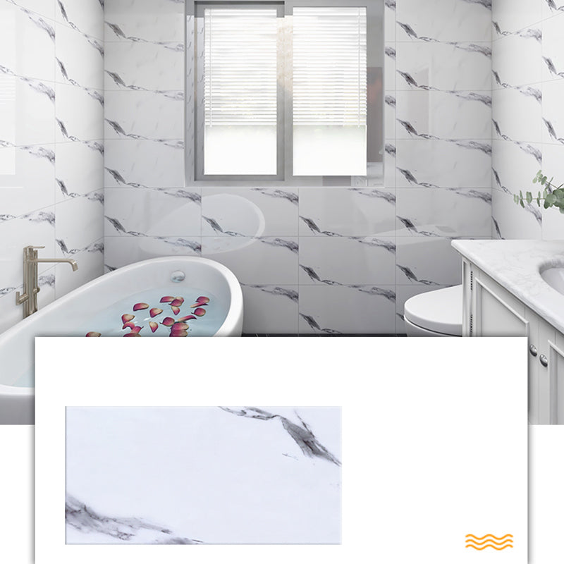 Lisslune | PVC Rectangular 3-Pack 12" X 23" Peel & Stick Mosaic Tile Kitchen and Bath Backsplash