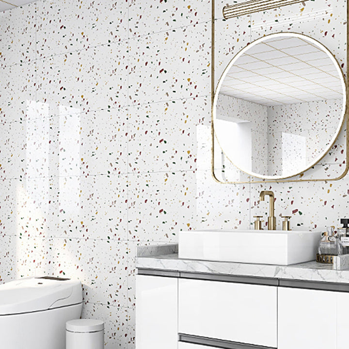 Lisslune | PVC Rectangular 3-Pack 12" X 23" Peel & Stick Mosaic Tile Kitchen and Bath Backsplash