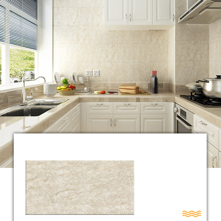 Lisslune | PVC Rectangular 3-Pack 12" X 23" Peel & Stick Mosaic Tile Kitchen and Bath Backsplash