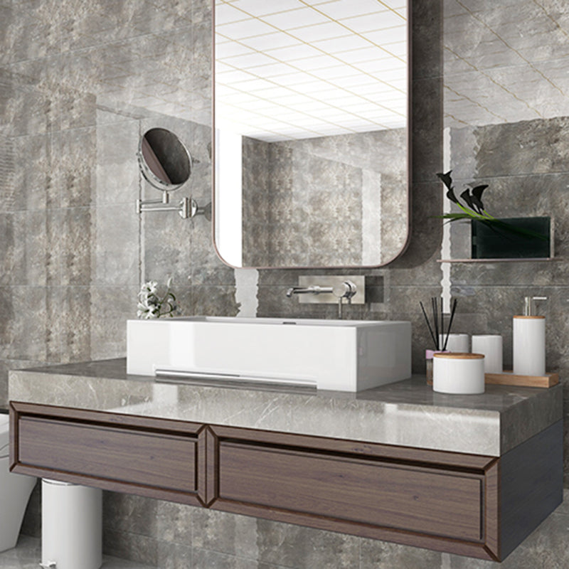 Lisslune | PVC Rectangular 3-Pack 12" X 23" Peel & Stick Mosaic Tile Kitchen and Bath Backsplash