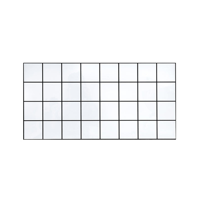 Lisslune | PVC Rectangular 12" X 23" 5-Pack Peel & Stick Mosaic Tile Kitchen and Bathroom Backsplash