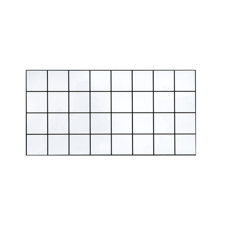 Lisslune | PVC Rectangular 12" X 23" 5-Pack Peel & Stick Mosaic Tile Kitchen and Bathroom Backsplash