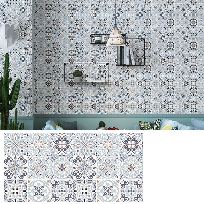 Lisslune | PVC Rectangular 12" X 23" 5-Pack Peel & Stick Mosaic Tile Kitchen and Bathroom Backsplash