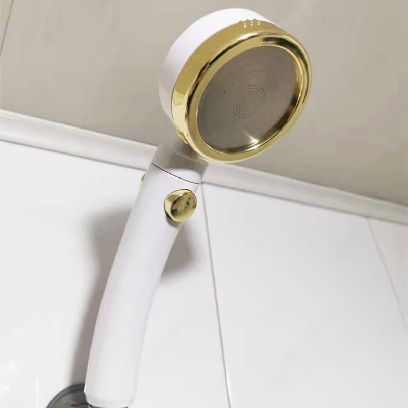 Lisslune | Contemporary Shower Head Square Golden Bathroom Handheld Shower