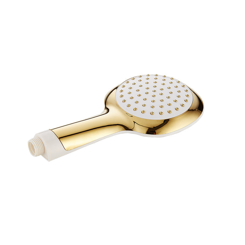 Lisslune | Contemporary Shower Head Square Golden Bathroom Handheld Shower
